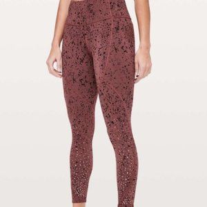 Lululemon Splatter To The Beat Tights sz 4